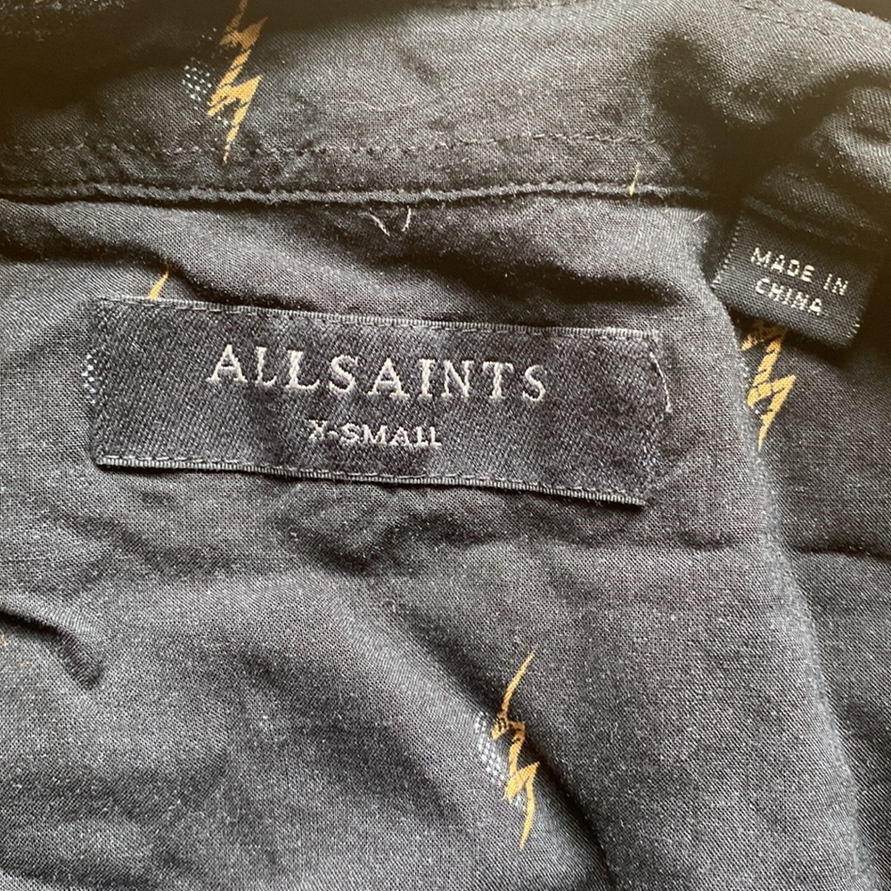 All Saints Cygnus Thunderbolt Button Down - Picture 3 of 4